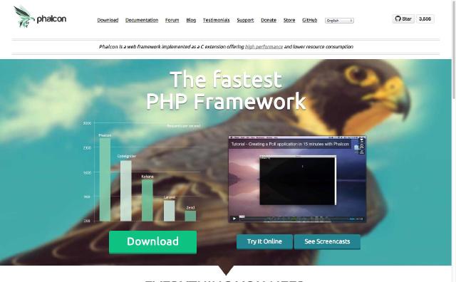 Phalcon is a new PHP Framework of my choice